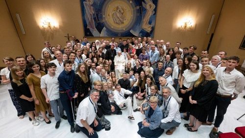 Papst traf junge Polen auf Pilgerreise in Rom