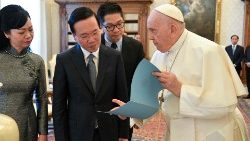 Spotkanie Prezydenta Wietnamu Vo Van Thuonga z Papieżem Franciszkiem