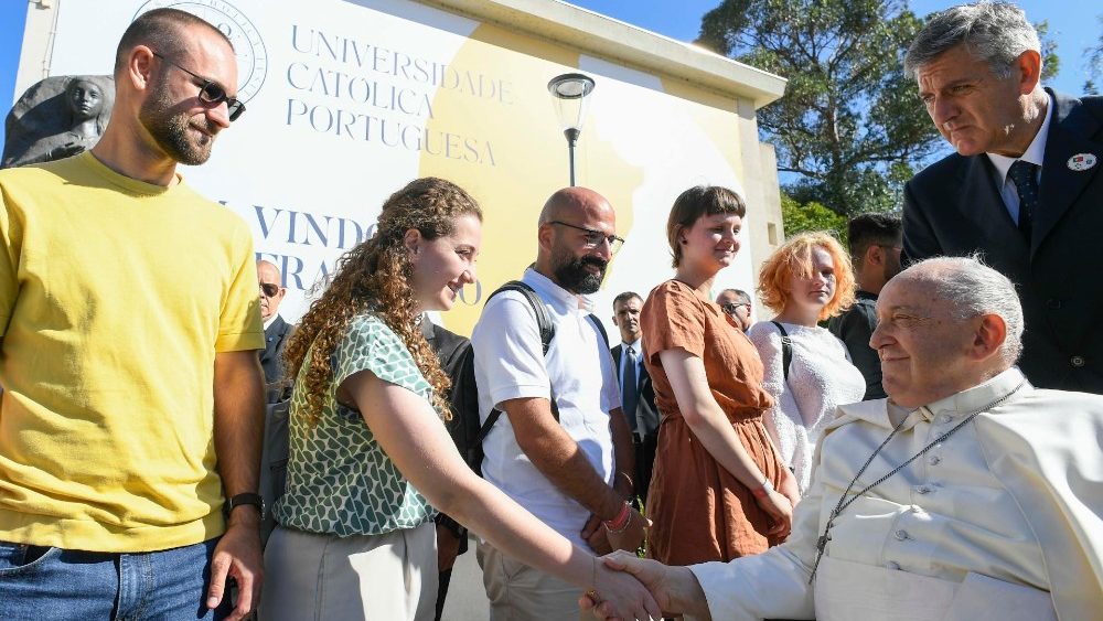 Popiežius Portugalijos katalikų universitete