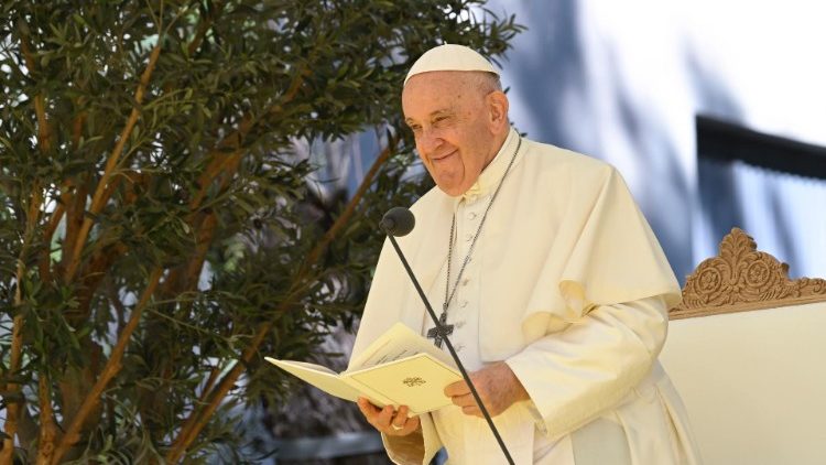 Papa Francesco alla Gmg di Lisbona 2023