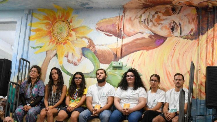 2023.08.03 Viaggio Apostolico in Portogallo in occasione della XXXVII Giornata Mondiale della Gioventu' - Incontro giovani Scholas Occurrentes