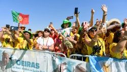 2023.08.06 Viaggio Apostolico in Portogallo in occasione della XXXVII Giornata Mondiale della Gioventu' - Incontro con i volontari della GMG