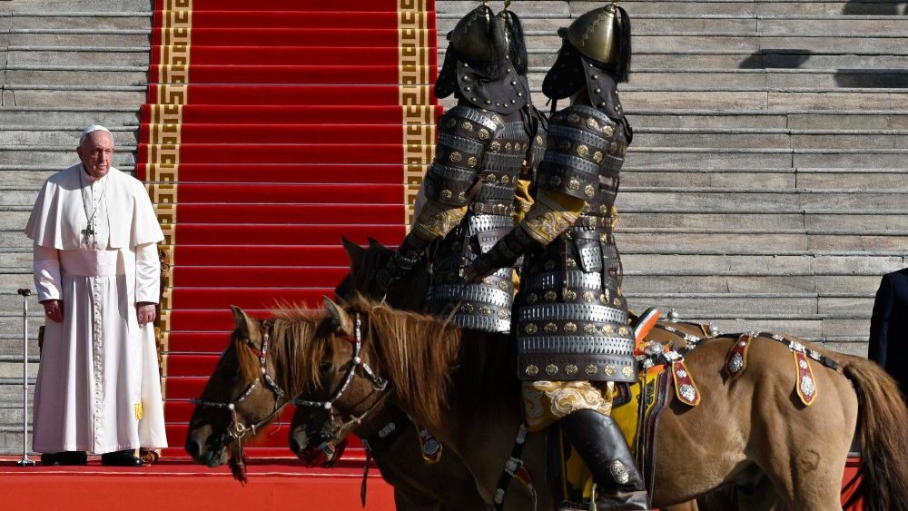 Сустрэча Папы з мангольскім істэблішментам