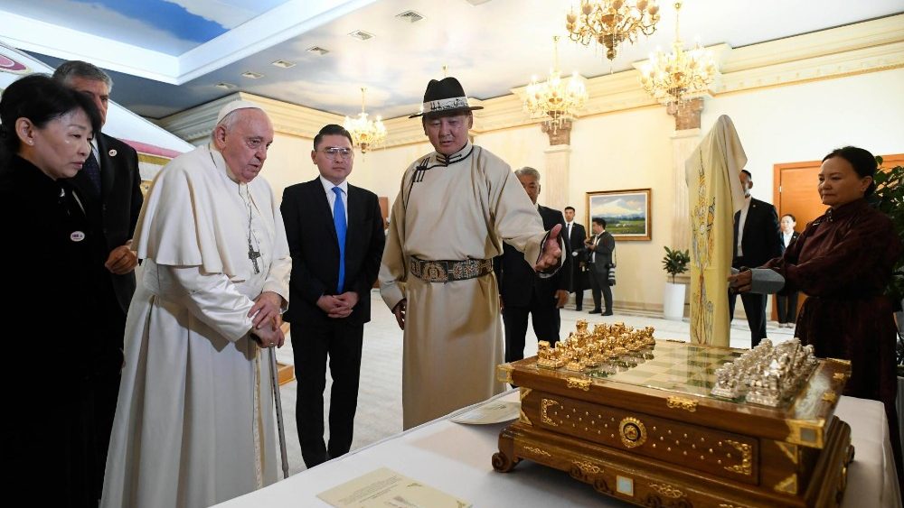 Візіт ветлівасці да Прэзідэнта Манголіі