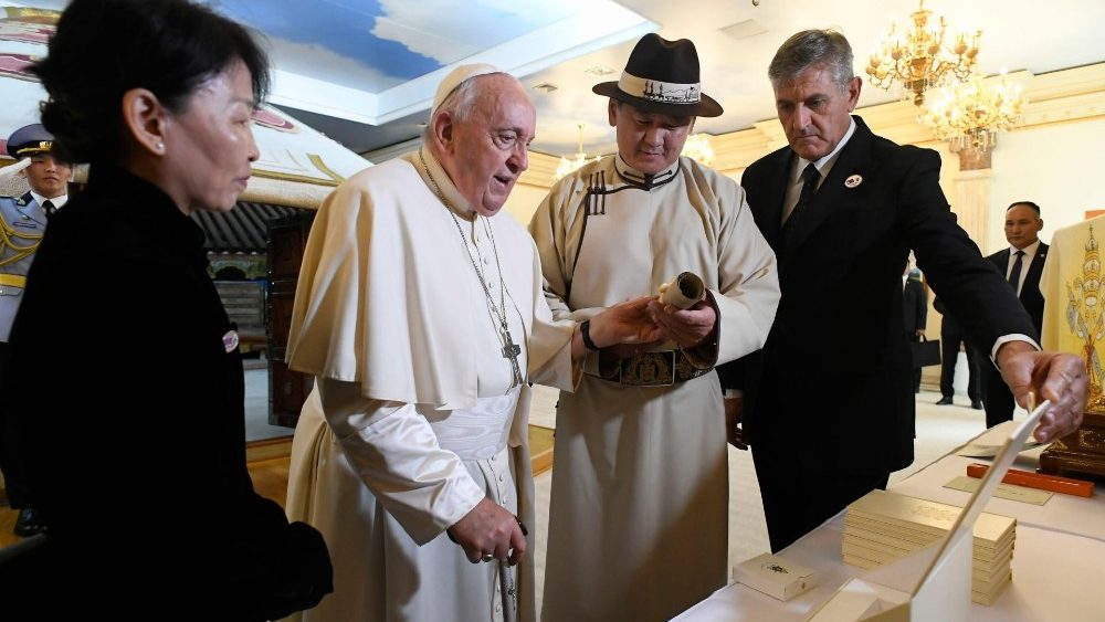 Візіт ветлівасці да Прэзідэнта Манголіі