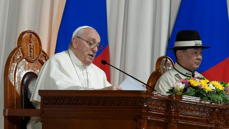 Папа Франциск. Обращение к властям Монголии (Улан-Батор, 2 сентября 2023 г.)