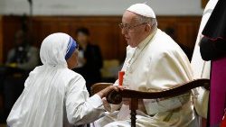 Papa Franjo u katedrali sv. Petra i Pavla u Ulaanbaataru