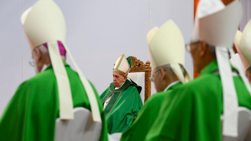 Святая Імша на Стэпавай арэне ва Улан-Батары