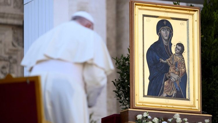 성 베드로 광장에서 열린 교회 일치 밤샘기도