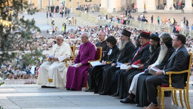 Падчас перадсінадальнай экуменічнай малітвы 