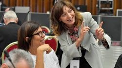 Ein Moment bei den Synodenarbeiten in der vierten Plenarsitzung der Synode