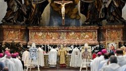 Boska Liturgia św. Jana Chryzostoma w Bazylice św. Piotra w Rzymie na rozpoczęcie drugiej fazy Synodu o synodalności, 9 października 2023 r.