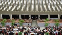 Sveti Duh je protagonist cerkvenega življenja: načrt zveličanja za človeško družino se uresničuje z milostjo Svetega Duha. 