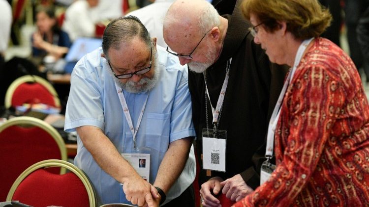 Bei den Beratungen in der Synodenaula an diesem Freitag