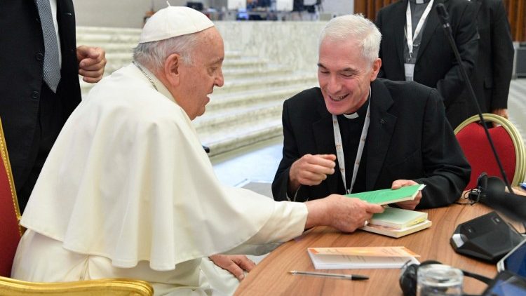 Der Papst war am Montag zeitweise dabei