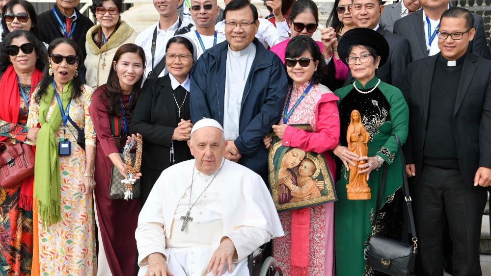 Popiežiaus Pranciškaus trečiadienio bendroji audiencija 2023 m. lapkričio 22 d. 