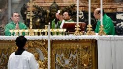 Cardinal Charles Bo celebrates Mass in St. Peter's Basilica