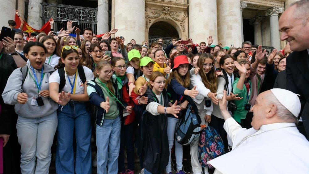 Popiežiaus Pranciškaus trečiadienio bendroji audiencija 2023 m. lapkričio 22 d. 