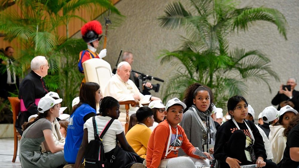 Popiežiaus susitikimas su vaikais