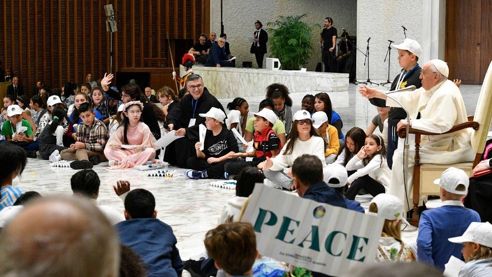 Popiežiaus susitikimas su vaikais