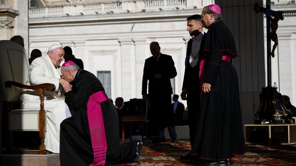 Popiežiaus Pranciškaus trečiadienio bendroji audiencija 2023 m. lapkričio 22 d. 