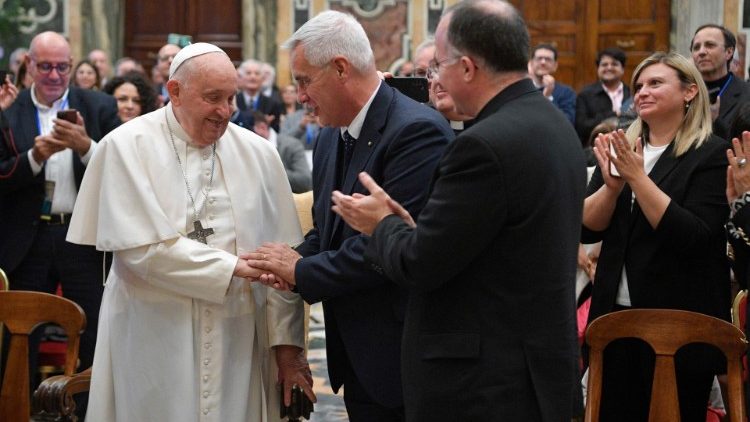 Papieska audiencja dla włoskich dziennikarzy 