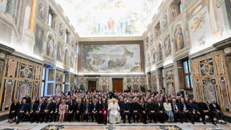 Zajednička fotografija na kraju audijencije