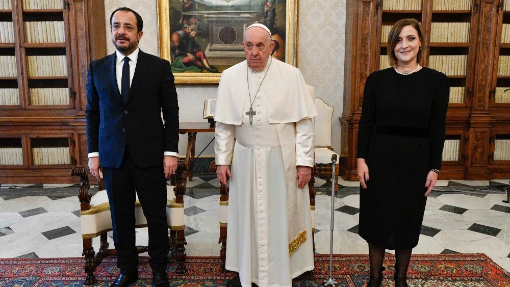 Popiežiaus audiencija Kipro prezidentui
