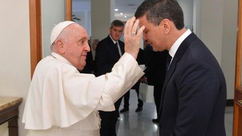 Präsident von Paraguay in Audienz beim Papst