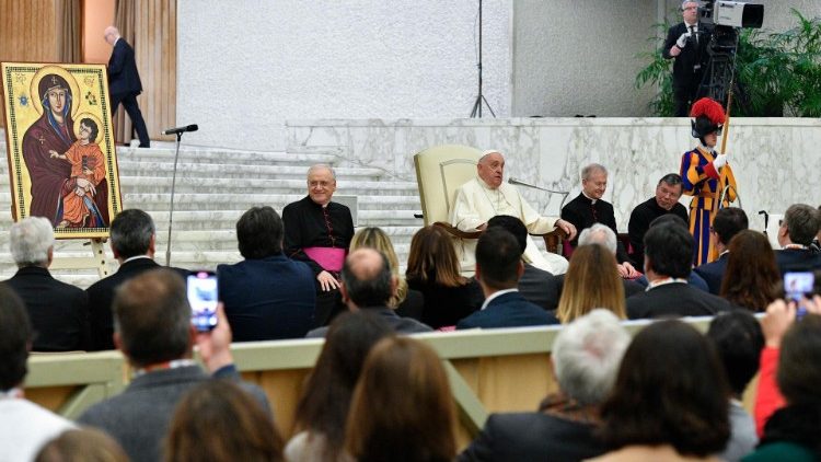 Papieska audiencja dla organizatorów ŚDM w Lizbonie 