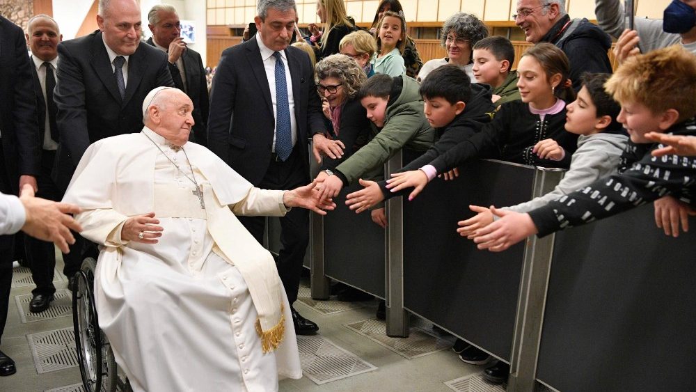 Аўдыенцыя для дэлегацый з Рыеці і Макры