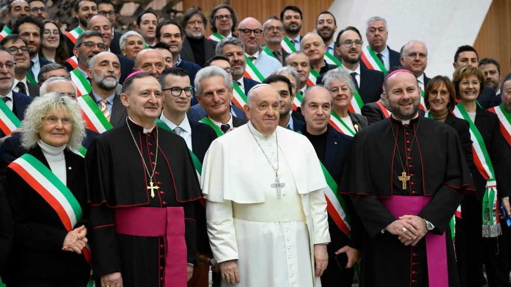 Аўдыенцыя для дэлегацый з Рыеці і Макры