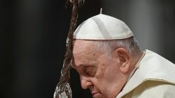 Le Pape lors de la messe en la mémoire de la Vierge de Guadalupe le 12 décembre 2023