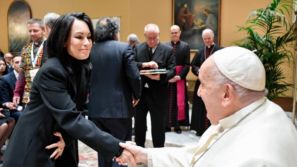 Сустрэча з удзельнікамі Каляднага канцэрта ў Ватыкане