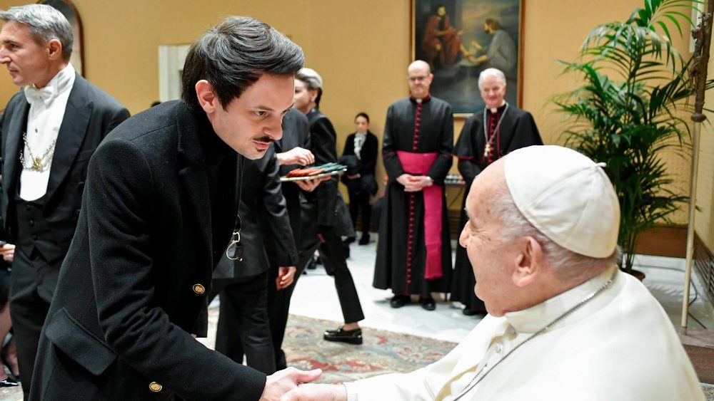 Сустрэча з удзельнікамі Каляднага канцэрта ў Ватыкане