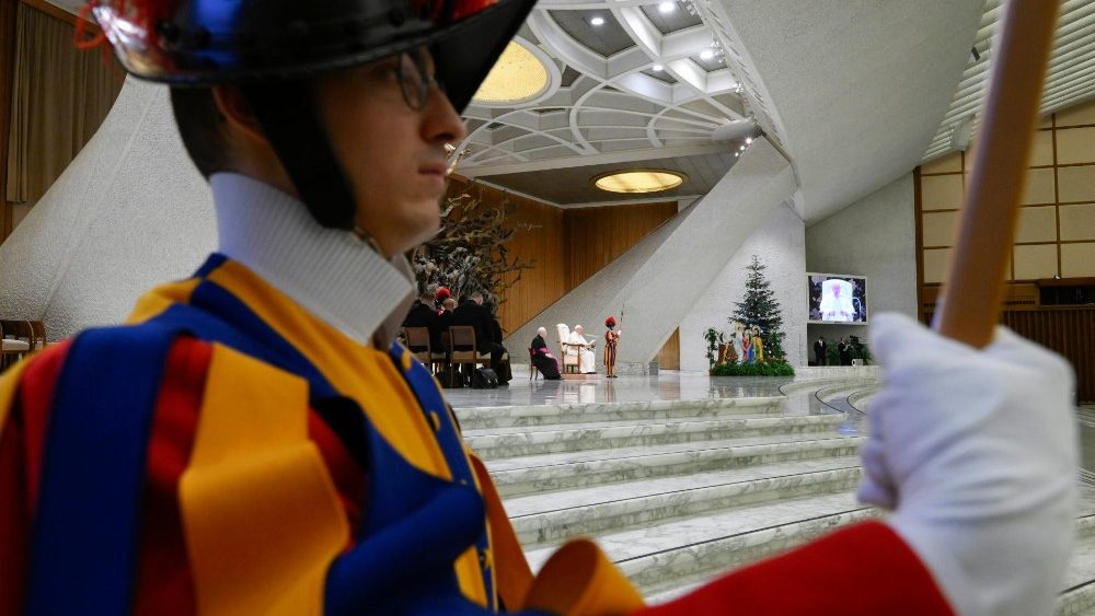 Аўдыенцыя для ватыканскіх служачых