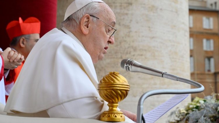 Bénédiction Urbi et Orbi de décembre 2023. 