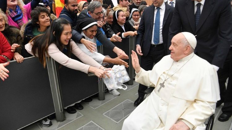 Am Rande der Generalaudienz