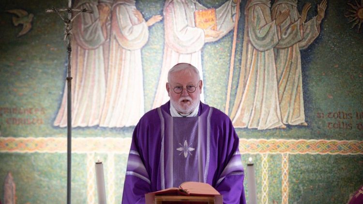 File photo of Archbishop Gallagher celebrating Mass