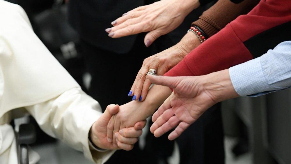 Падчас аўдыенцыі для прадстаўнікоў Unicoop Firenze і Фонда Il cuore si scioglie