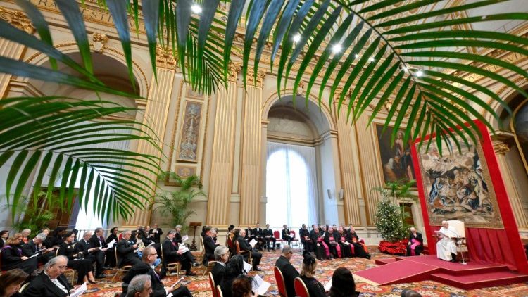 L'udienza di inizio anno nell'Aula delle Benedizioni