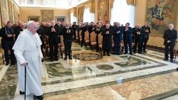 Franziskus bei der Audienz an diesem Donnerstag