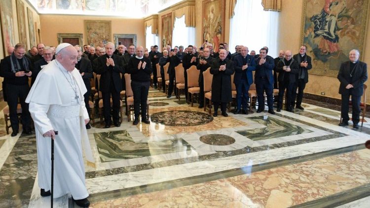 Franziskus bei der Audienz an diesem Donnerstag
