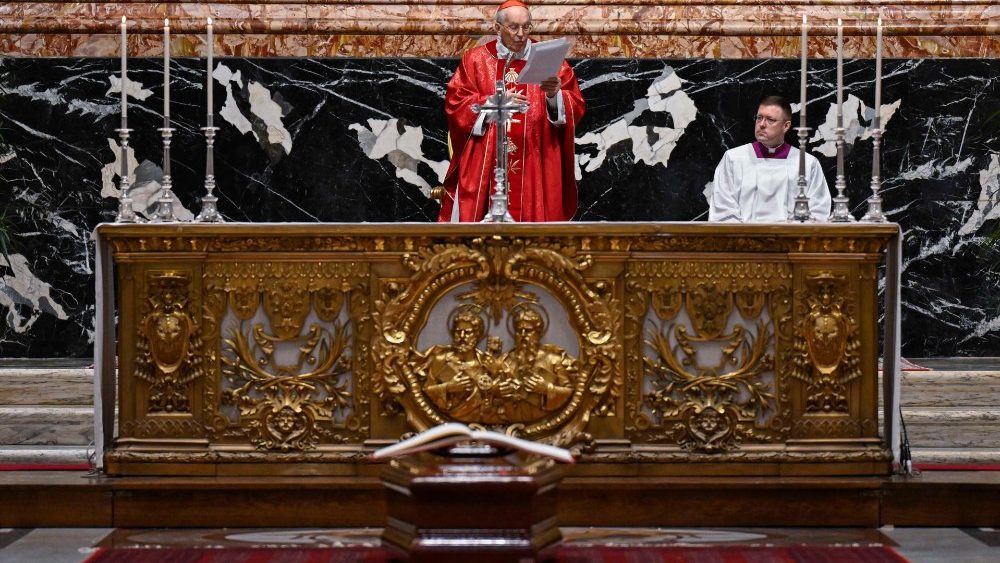 Le esequie del cardinale Sergio Sebastiani celebrate dal cardinale Re