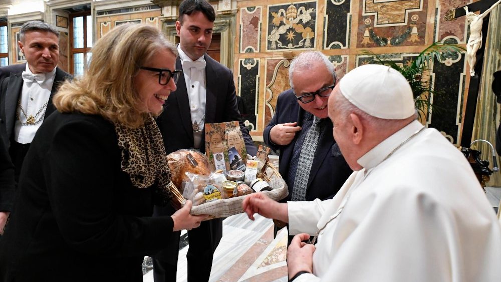 Аўдыецыя для дэлегацыі дыяцэзіі Белуна-Мельтрэ