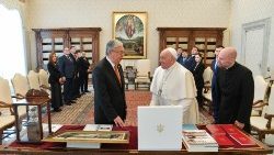 Pope Francis meets with the President of the Republic of Kazakhstan
