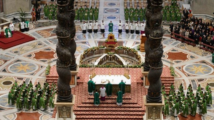 Святая Месса в Ватикане (21 января 2024 г.)