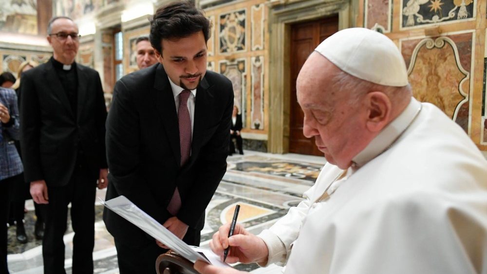 Аўдыенцыя для журналістаў, акрэдытаваных пры Ватыкане