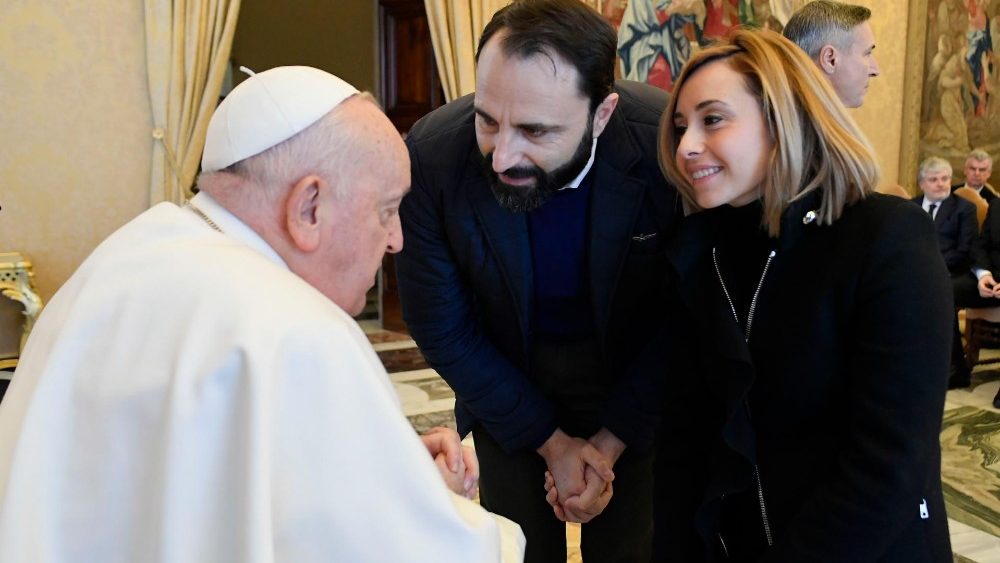 Аўдыенцыя для ўдзельнікаў канферэнцыі, арганізаванай Vinitaly