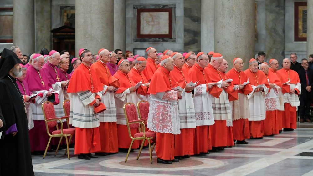 Малітва нешпараў у базіліцы святога Паўла за Мурамі